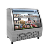 47 in. Deli Display Refrigerator - 18 Cu Ft. RD18C-SS.